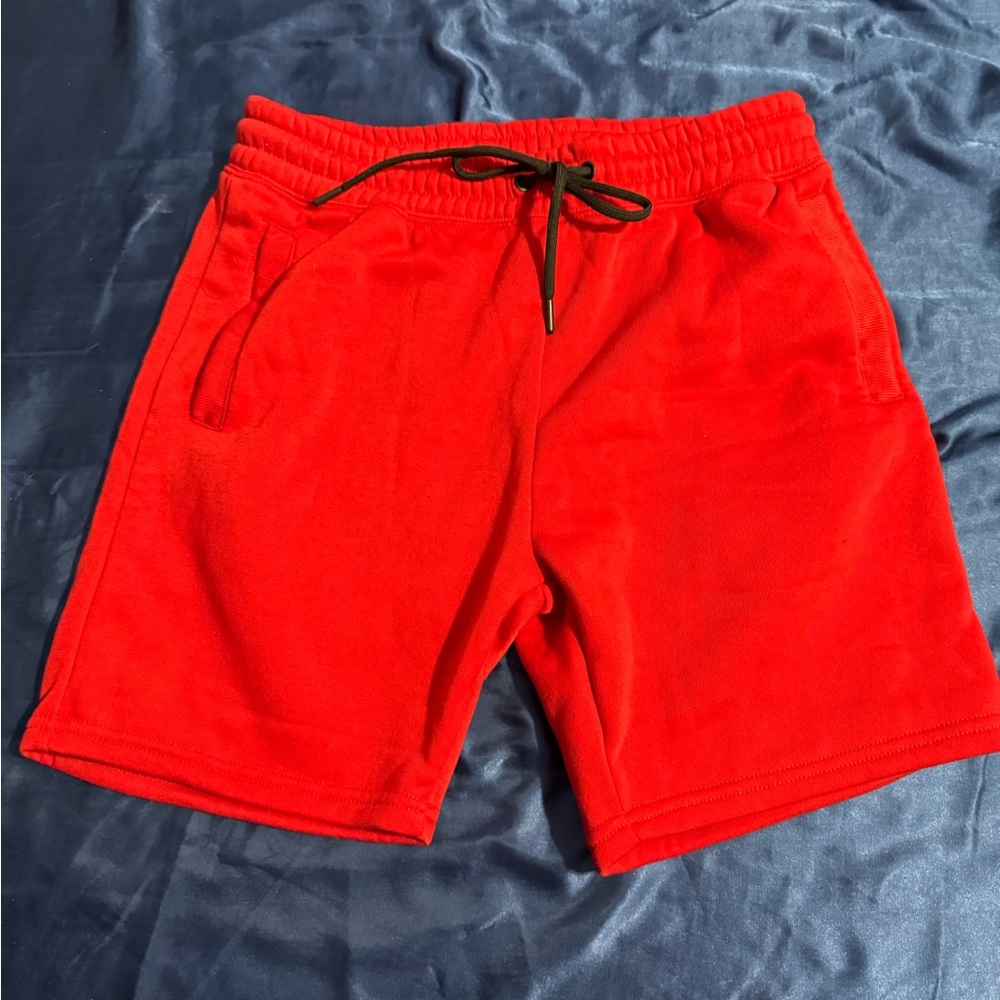 Men's Red Casual Shorts